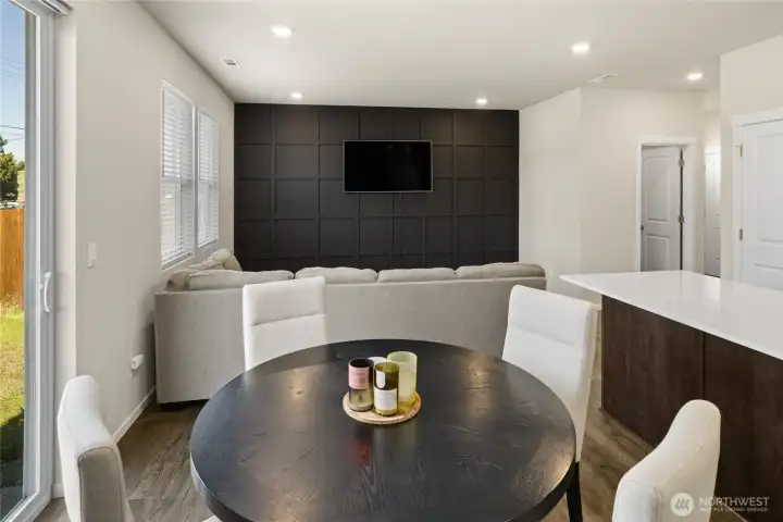 Easy access to the backyard.