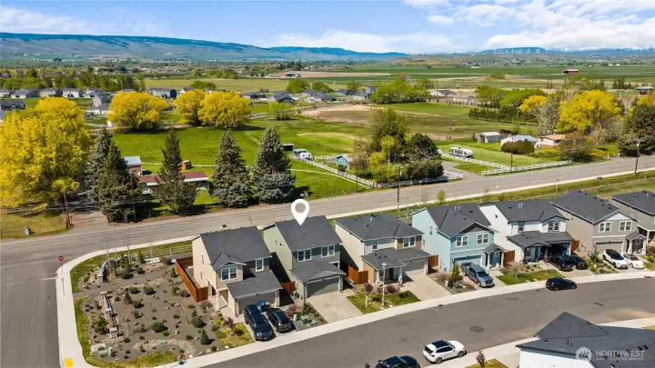 Enjoy all the benefits of nearly new construction with two-car garage.