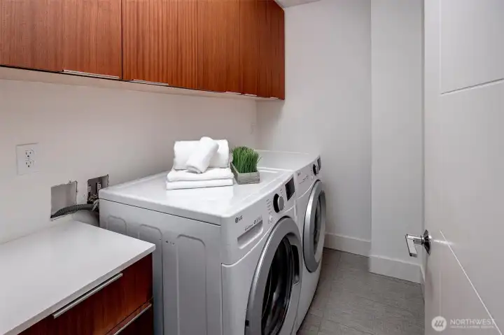 Laundry room.