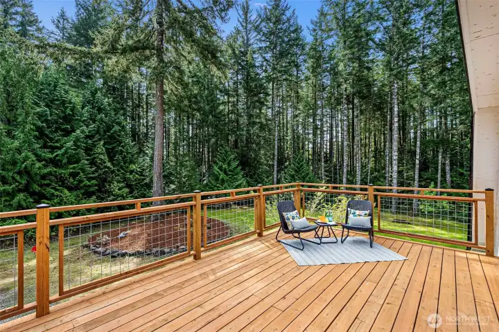 Huge deck