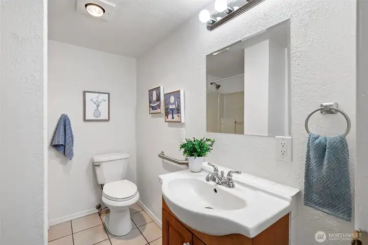 3/4 bath downstairs