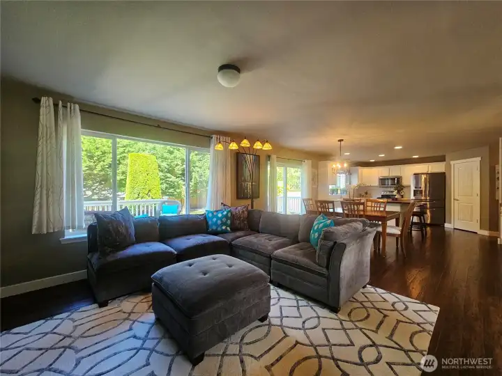 Family Rm open to dining and kitchen Family Rm open to dining and kitchen