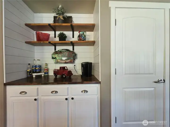 Coffee or Baking Bar In Kitchen & Huge storage closet Coffee or Baking Bar In Kitchen & Huge storage closet