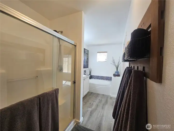 Walk in shower main bedroom bath Walk in shower main bedroom bath