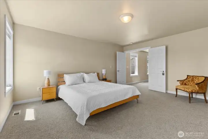 Owner suite with walk in closet
