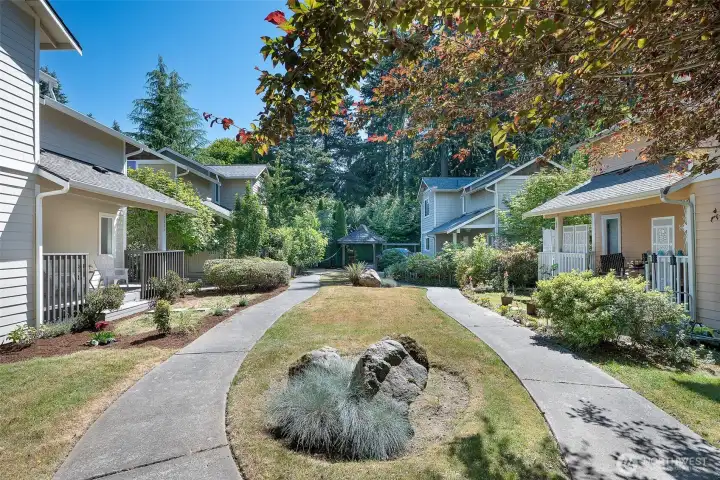 The Best of Both Worlds — Beautiful Grounds and Zero Yard Work
