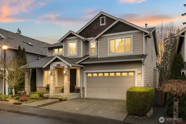 Located on private and quiet tree lined street.