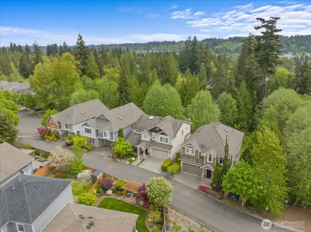 Protected Green Belt provides peaceful privacy yet conveniently maintained by the HOA.