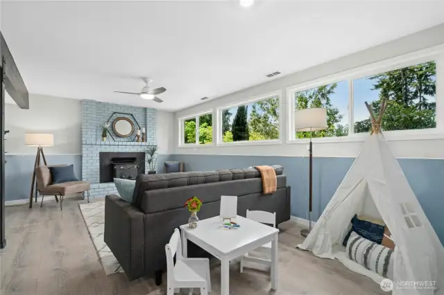 Lower level Bonus room.