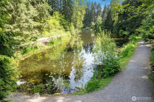 Walking trails through out the community.