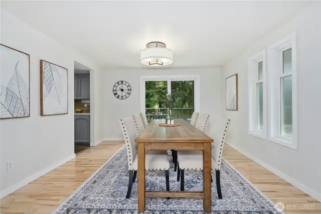 Spacious Dining Room.