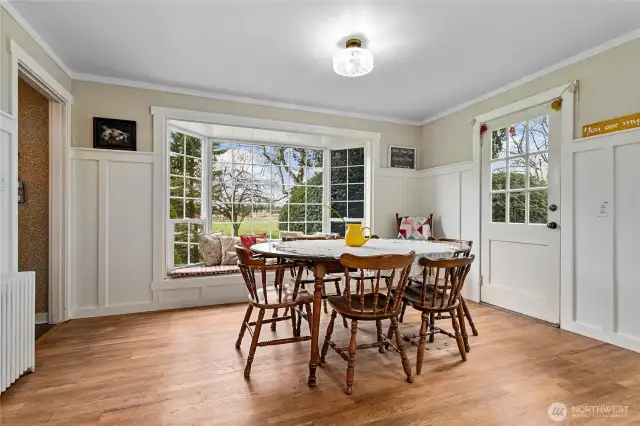New wains coating, refinished hardwood floors and updated lighting help make this space the place everyone will want to hang out in.