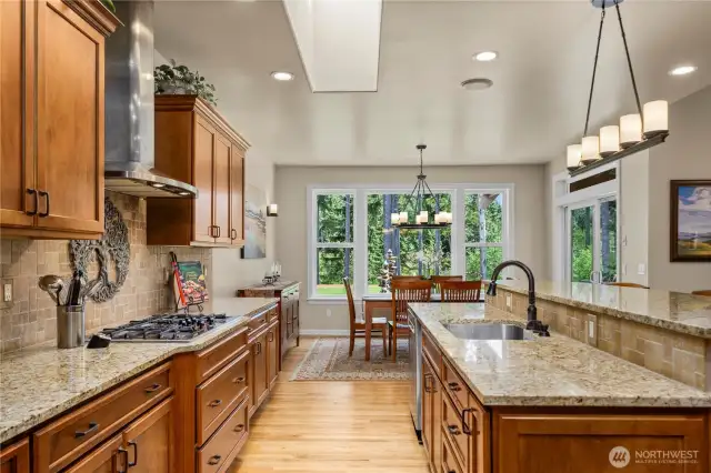 Kitchen opens seamlessly into the living space(s) for easy entertaining
