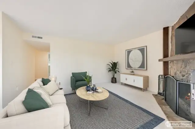 Living Room, Hallway Leads to Bedrooms