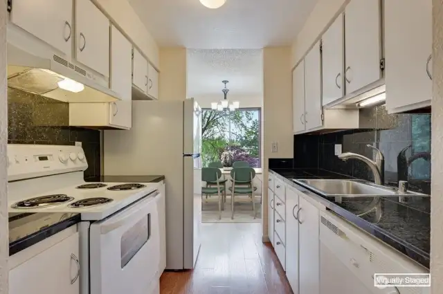 Kitchen looking to Dining Area