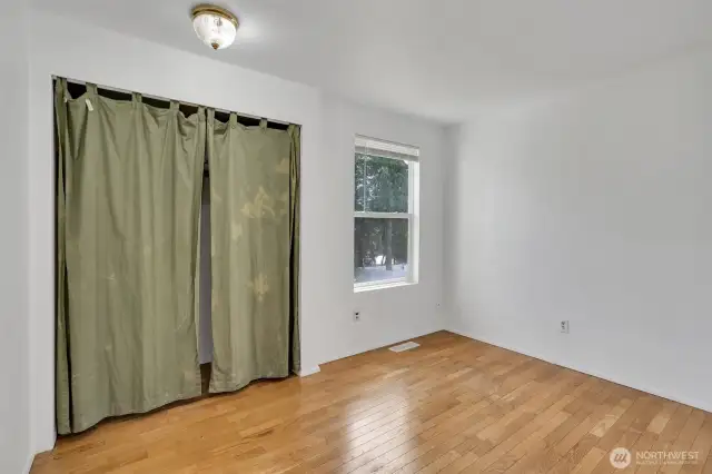 Bedrooms two and three continue with easy care flooring as well.