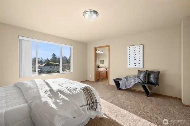Primary bedroom with 5-pc ensuite