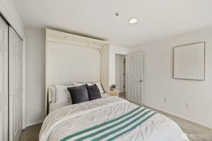 Secondary BR or Home Office (Murphy Bed Goes with Seller)