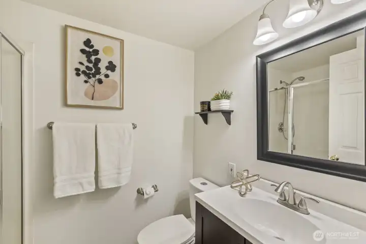 Updated Main Bath with Shower