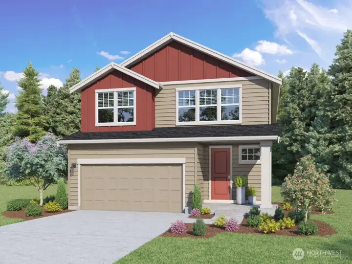 Front elevation of home