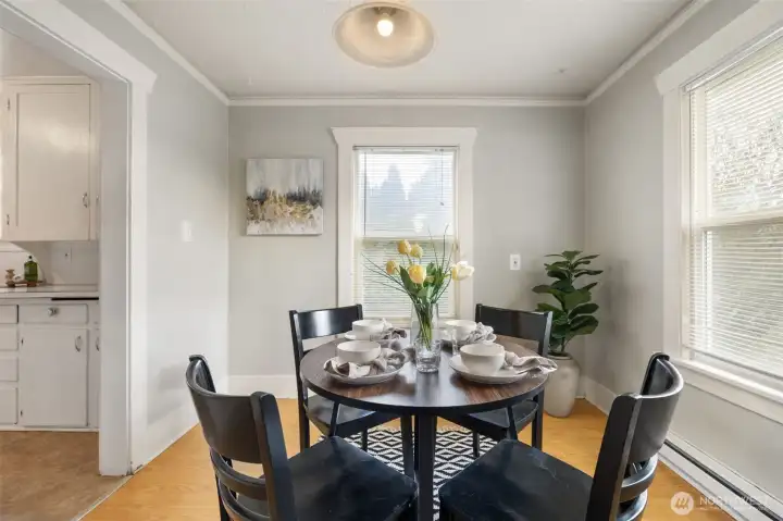 Formal dining room space