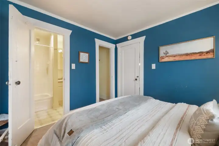 Bathroom closet off of the bedroom