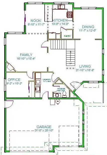 Main-floor floorplan
