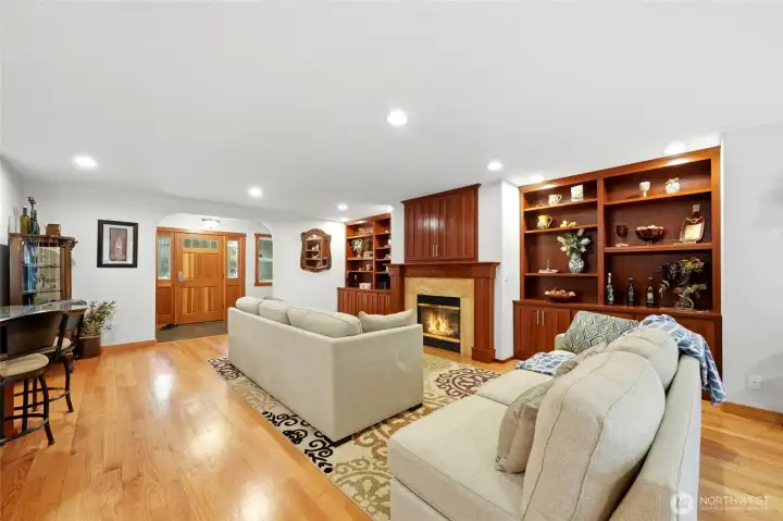 Open-concept layout connecting main living spaces.