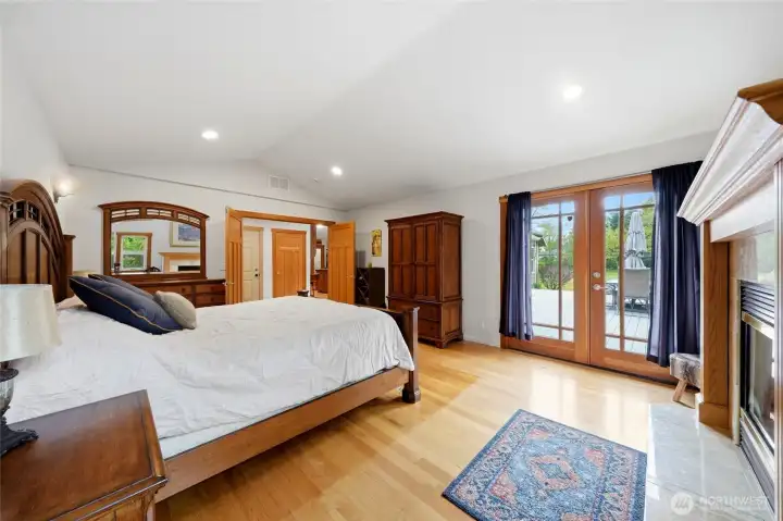 Spacious layout with natural light and access to patio.
