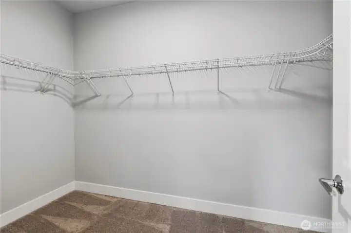 Primary walk-in closet
