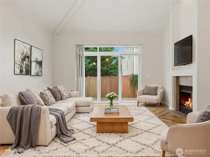 Virtural staging living room