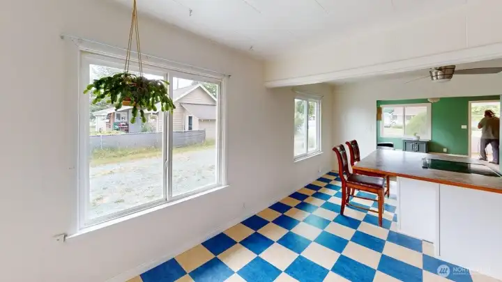 Kitchen and dining room