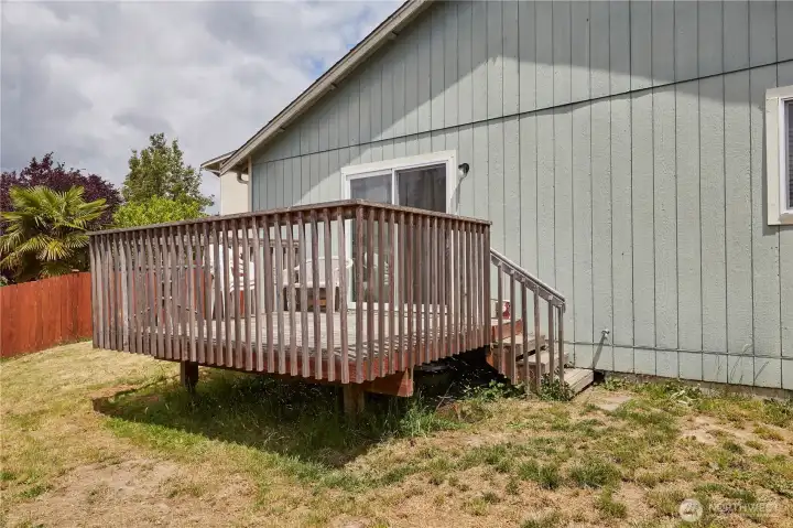 Back yard deck Back yard deck