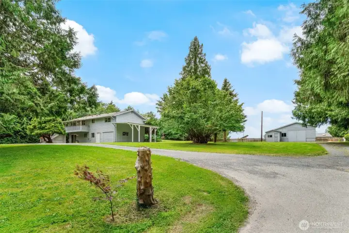 Private driveway, lots of room to spread out!