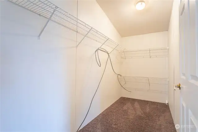 Large closet attached to primary