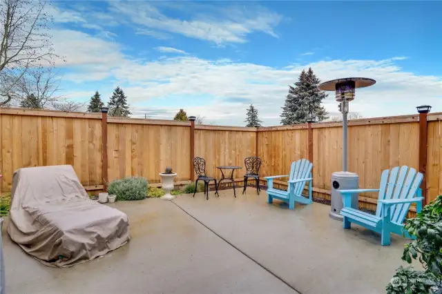 Enjoy the generous patio and the new, 2023-installed fence which creates a private oasis perfect for relaxing, entertaining, or barbecuing.