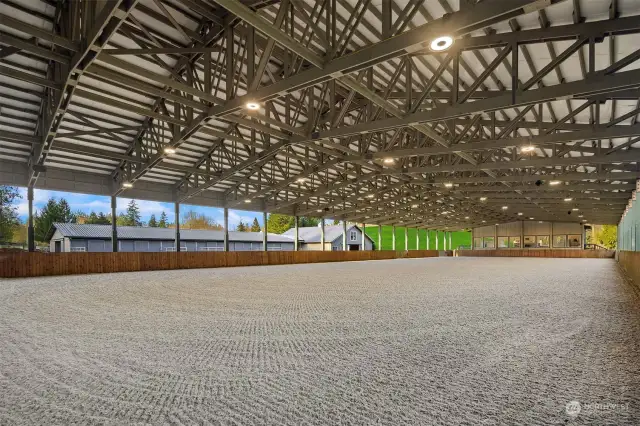 200'x70' Indoor arena with GGT footing