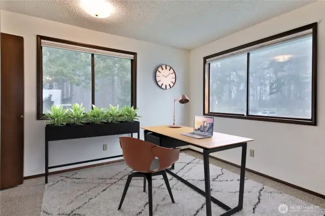 This could be a bedroom or an office
