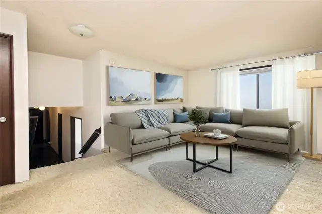 Living room ..all rooms have lovely light