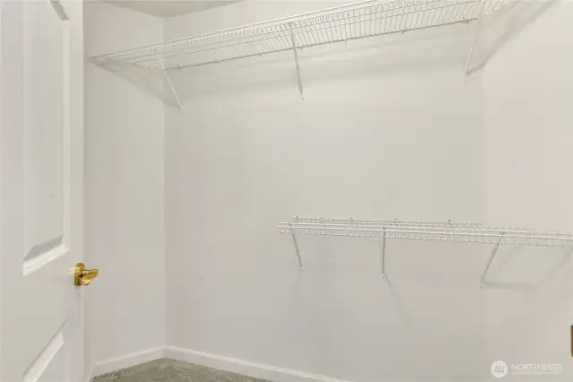 Primary walk-in closet