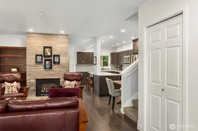 Step into your open, inviting living space.