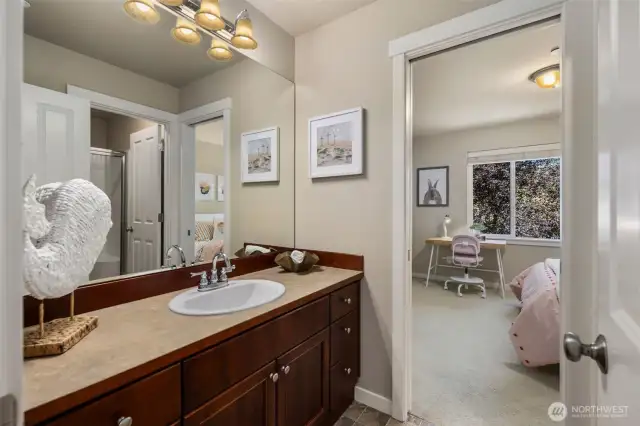 Jack and Jill bathroom