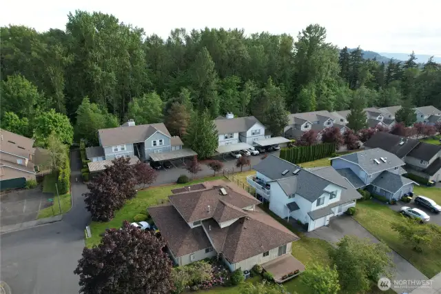 Whatcom Falls in the background