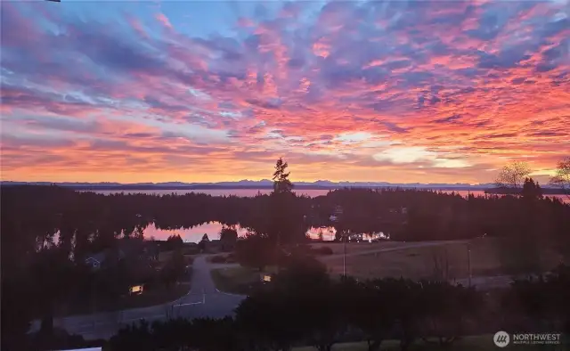 Lot 5 is located in the desirable Sunrise Cove community and is marked by the prominent tall fir tree on the property.