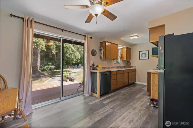 This home creates a serene feel with nature just outside your door.