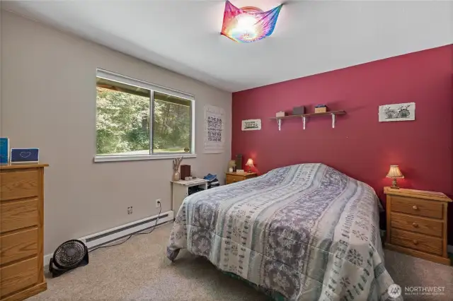 Primary Bedroom at the end of the hall.