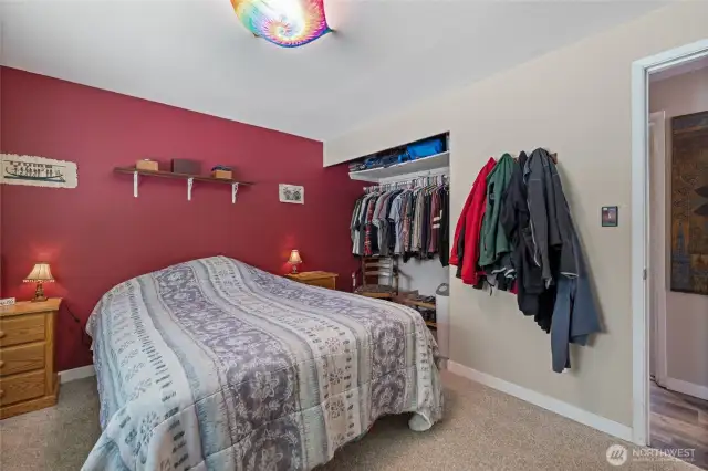 Primary bedroom's closet.
