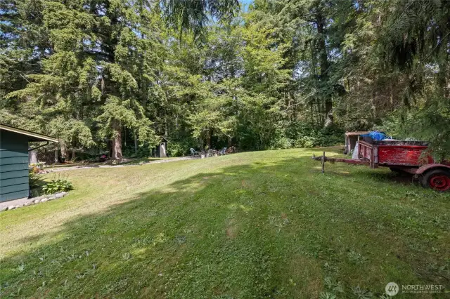 Or you can use this space to store your RV, Boat, or other toys easily!