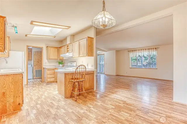 Kitchen and Living Room