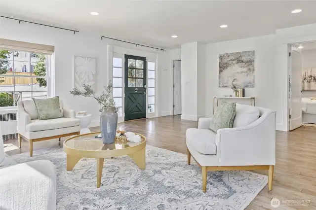 Spacious living room